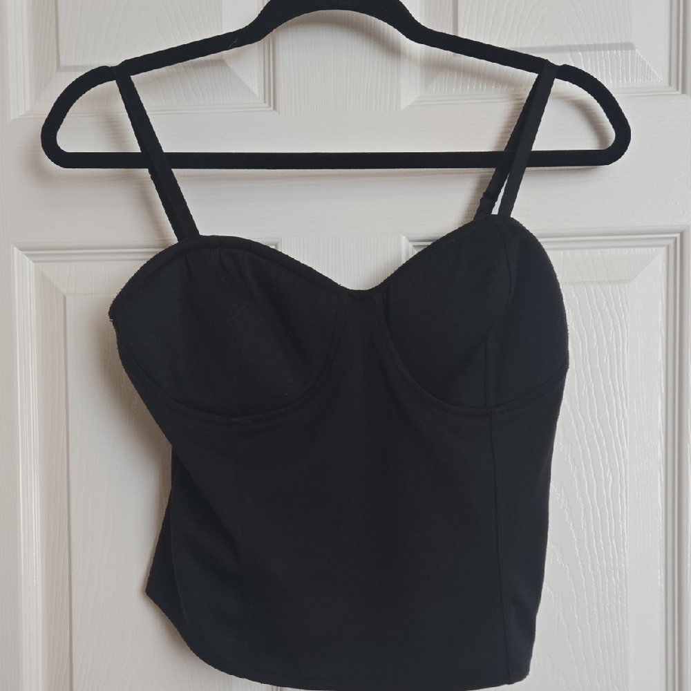 Guess Black Strapless Top
